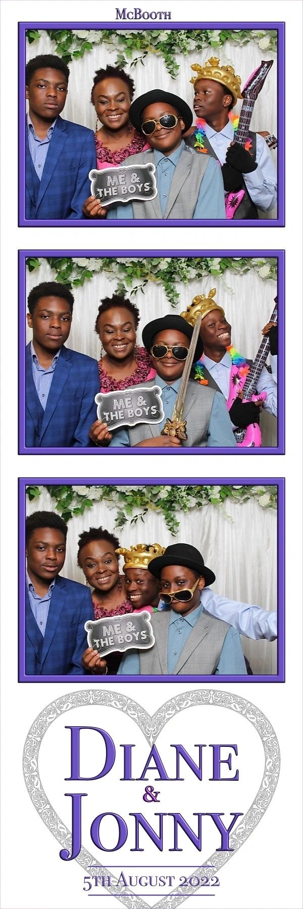 McBooth Wedding Photo Booth print