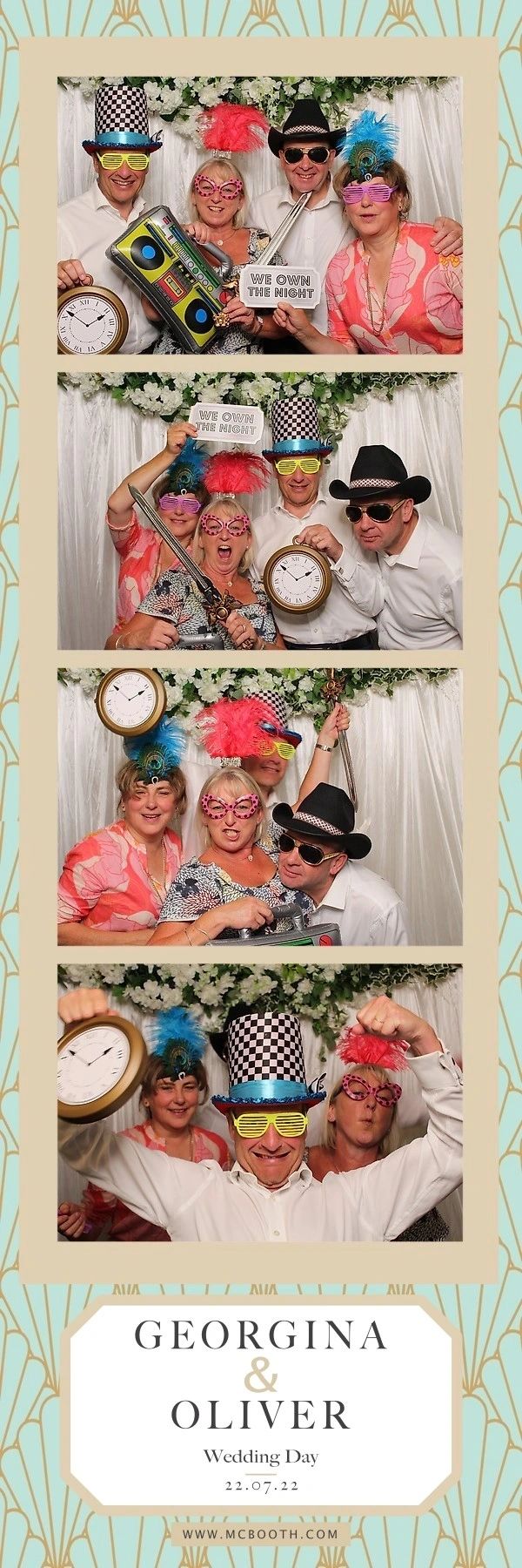 McBooth Art Deco Wedding Photo Booth print