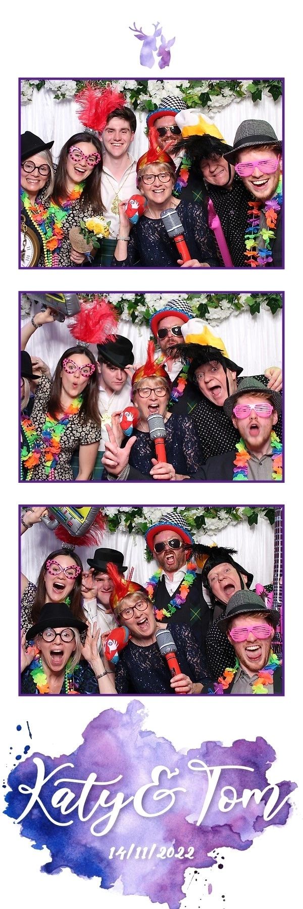 McBooth Wedding Photo Booth strip print